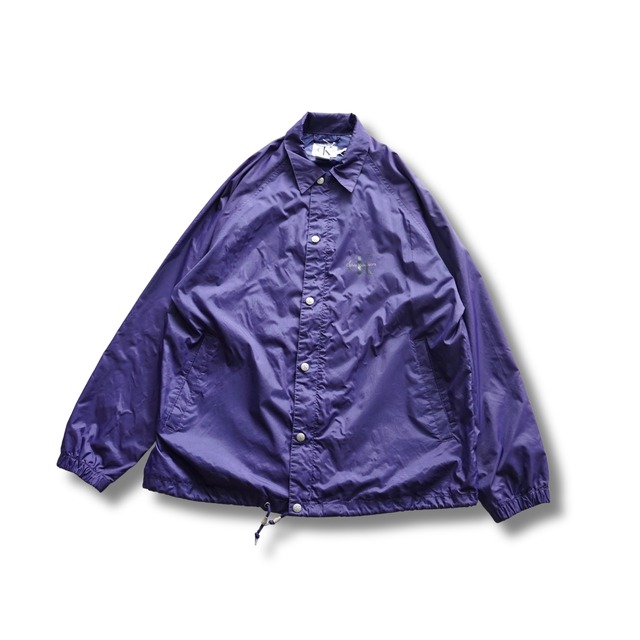 Calvin Klein Jeans カルバンクライン ナイロン コーチジャケット パープル(表記M・実寸L相当)|NA955