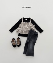 韓国子供服 / BONITO / 26Autumn / レイヤード ビスチェ / 秋服 *12M~JM *