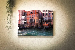 「赤とコバルト」 Venezia #2478-F4サイズ