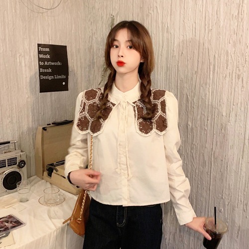 ✞ ♡シャツブラウススタンダードショート ロング レトロ ✞ゴスロリ SM ミリ 甘ロリ クラロリ 和ロリ エレガント 黒ロリ 姫ロリ 華ロリ BB-BB26329768785