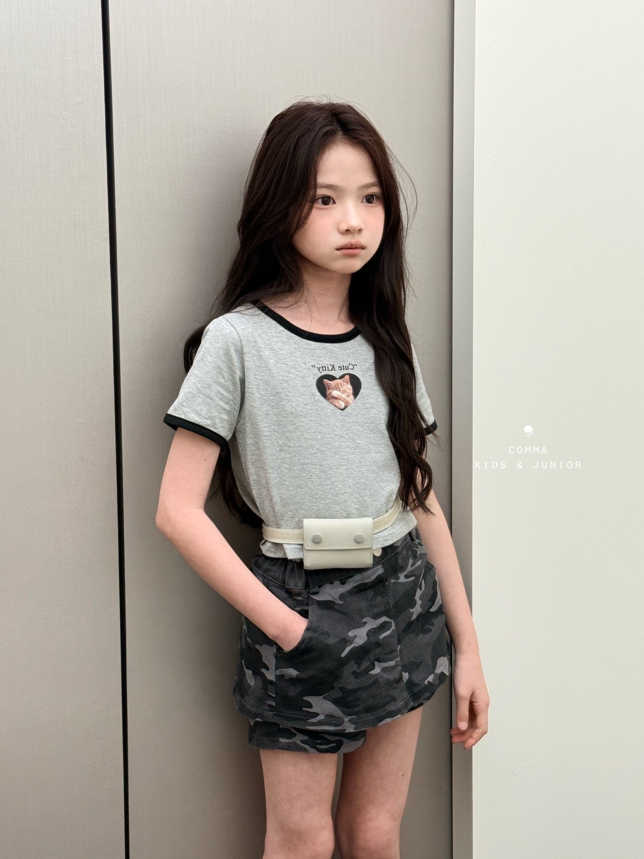 [COMMA] Camo skirt pants (160/170) / [콤마] 카모치마바지 (160/170)