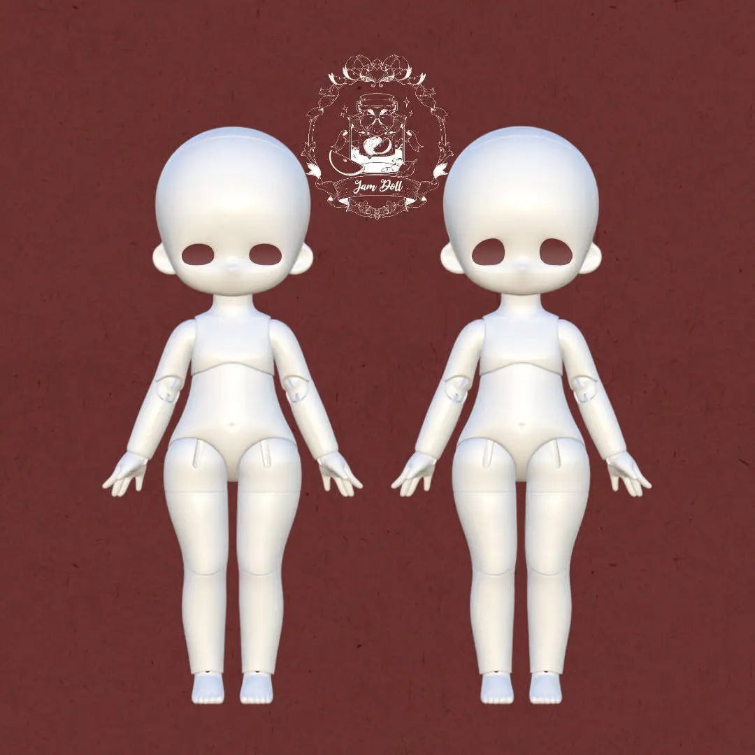 ボディ付き！果酱体JAMDOLL三插六整娃bjd六分小六体小6bjd ノーメイク