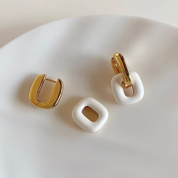 3WAYミルキーエナメルピアス：636 | jmavie