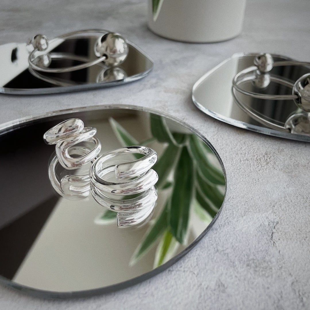 3枚セット】ミラーコースター・トレイ | LINSL（リンスル）| アート