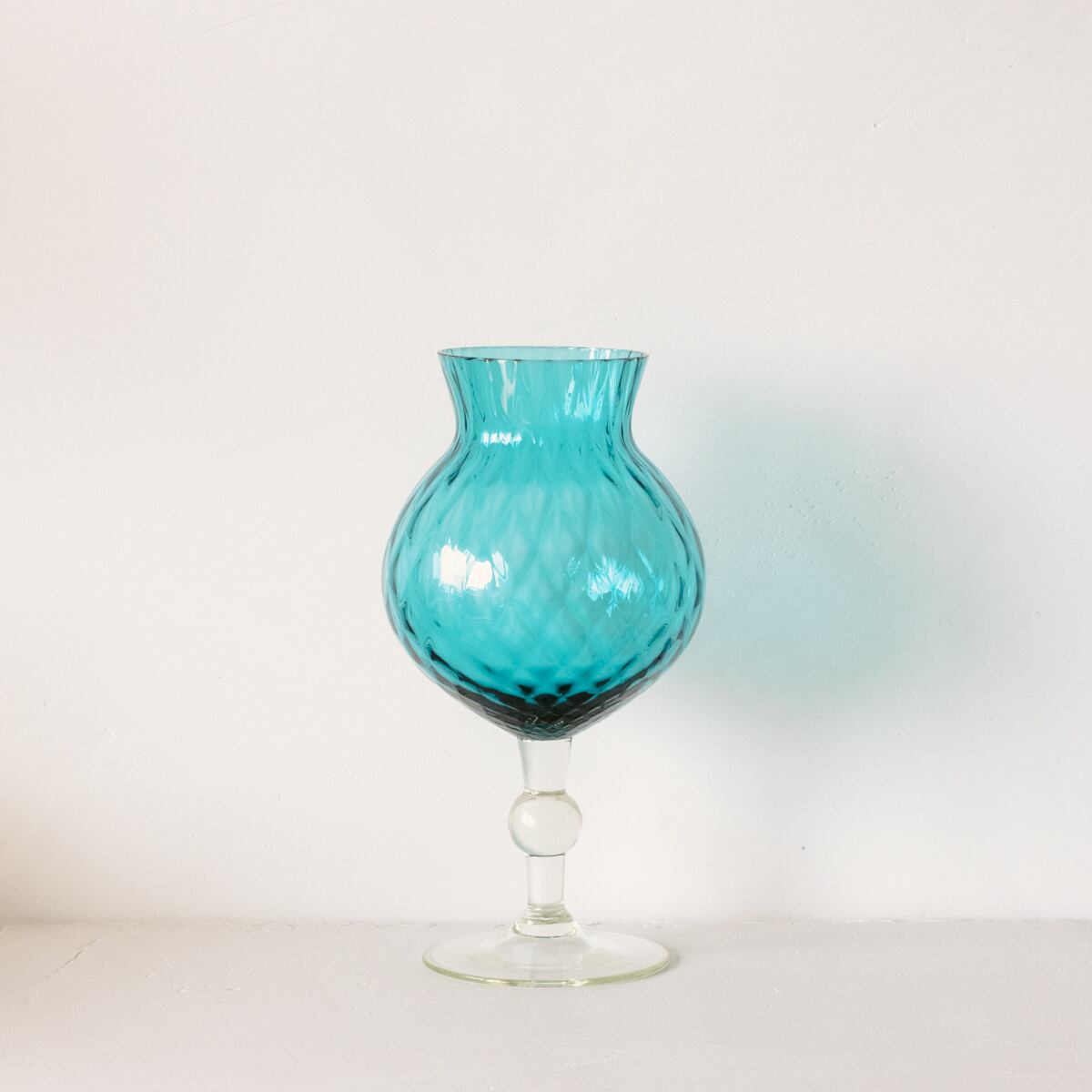 Kingfisher Blue Goblet