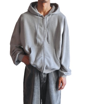 UNIVERSAL PRODUCTS. / 253-60102 JUMBERCA ZIP UP HOODIE (GRAY)