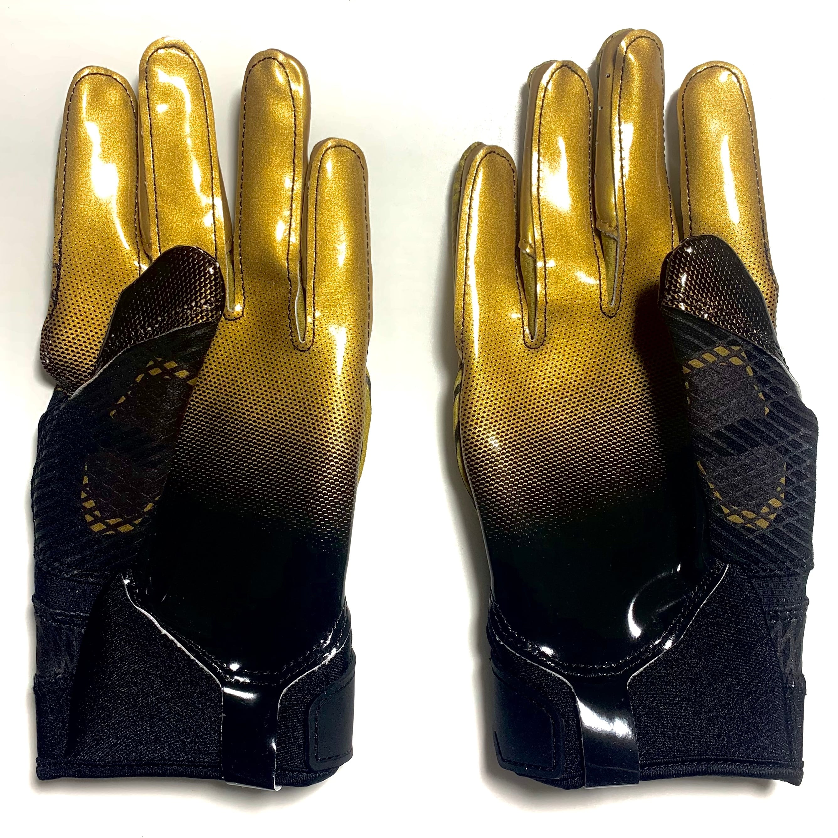 XL】ADIZERO 5 STAR 8 NFL PRO ブラック&ゴールド アメフト グローブ