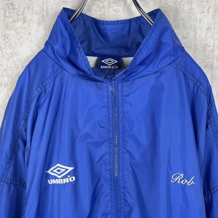 【90s】UMBRO アンブロ　ナイロンジャケット　ベンチコート　デカロゴ