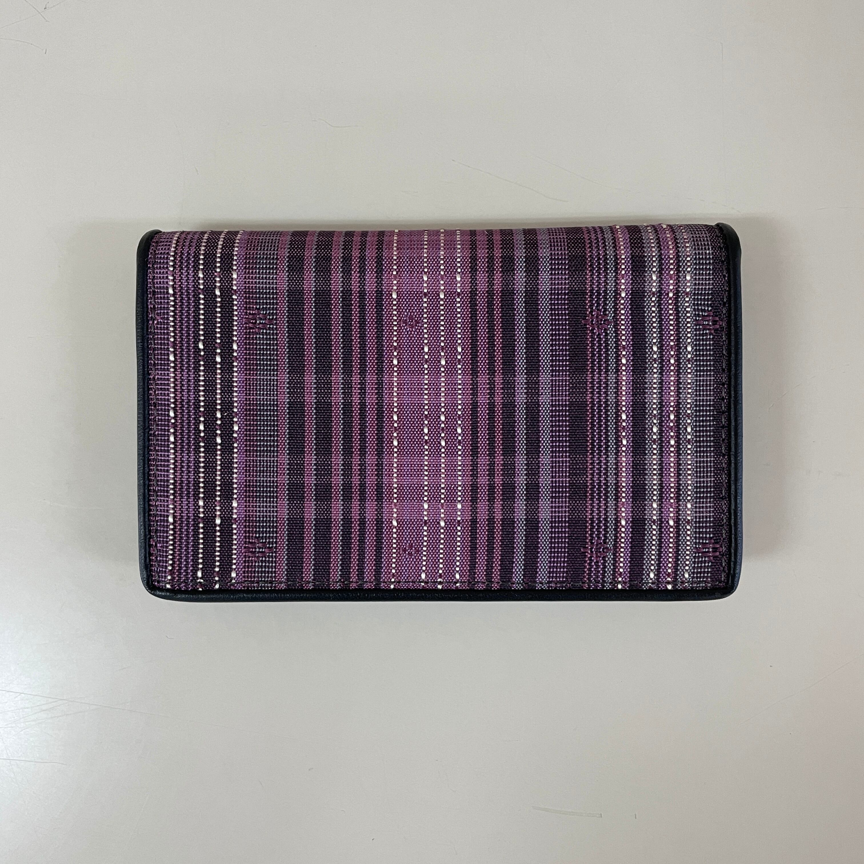 名刺入れ】パープル系 | うらそえ織