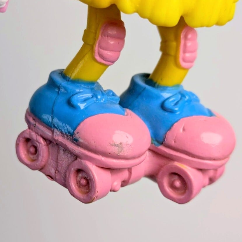 ☆VINTAGE 1989☆【 McDonald's / マクドナルド 】1989 McDonald's Happy Meal Toy "Funny Fry Friends" 『 Rollin' Rocker(ローラースケート)D 』Happy Meal Toy / ミールトイ / フライキッズ / フライガイ / フライガール 〚アメリカン雑貨 アメトイ〛