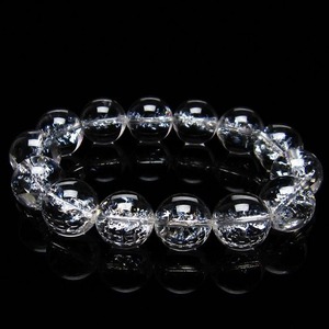 アイリスクォーツ 水晶 ブレスレット 16mm 一点物 111-20215