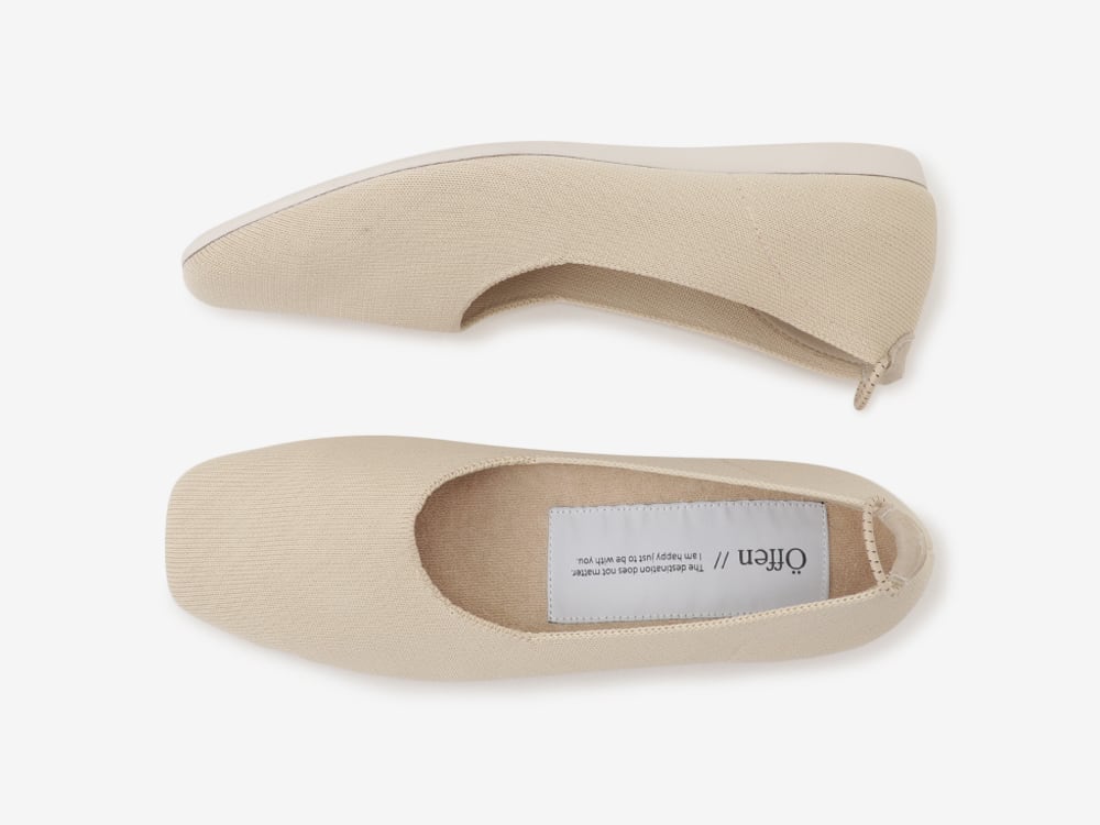 plain flat pattern / IVORY | Offen