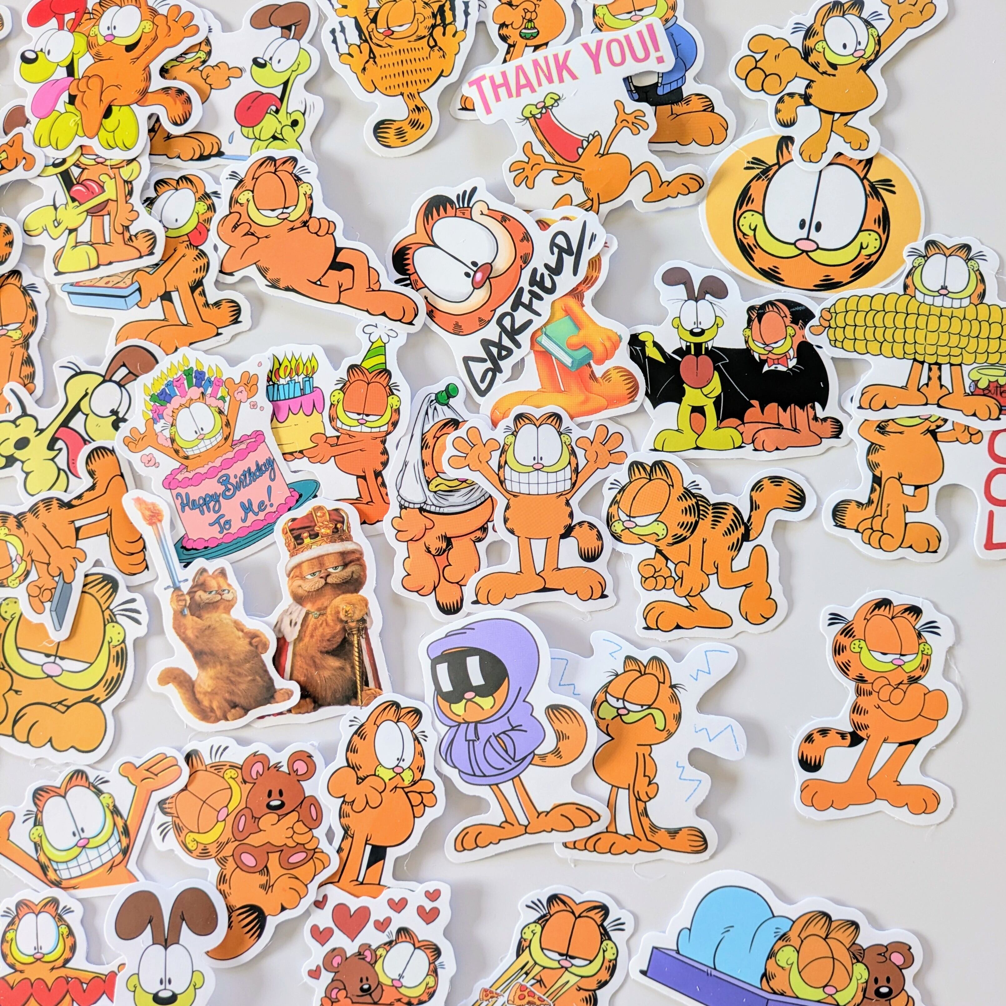 送料無料!【 Garfield / ガーフィールド 】STICKER(ステッカー)50枚SET 〚アメリカン雑貨 アメトイ〛