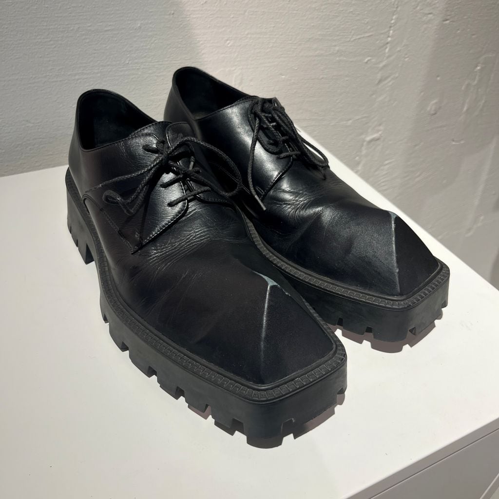 BALENCIAGA バレンシアガ RHINO Derby Shoes レザーシューズ ブラック