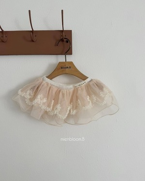 送料無料【予約】mienbloomB /Bouquet Tulle Skirt