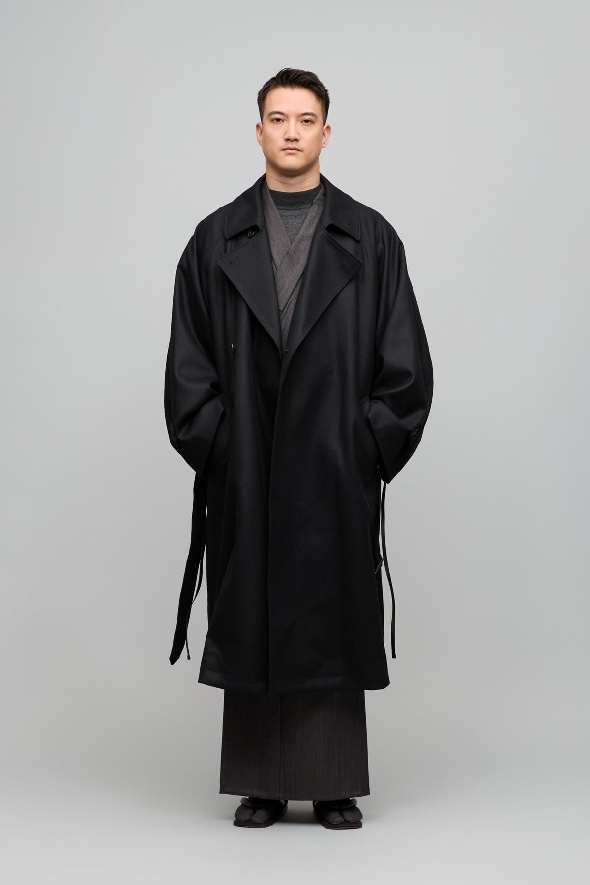コート / Y. & SONS × ssstein / WOOL MELTON OVERSIZED DOUBLE