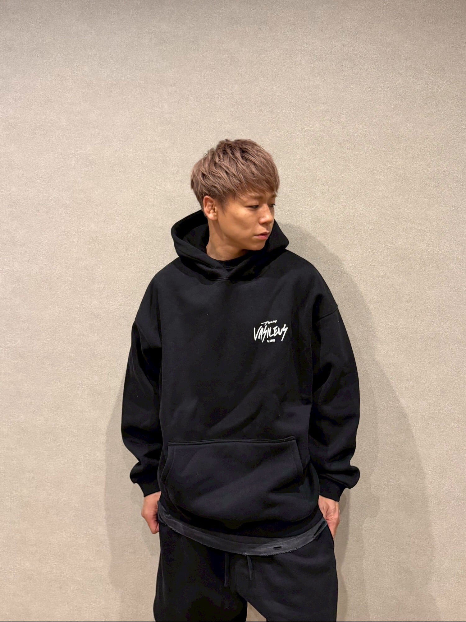UPD'T 黒パーカー UPDT. pigment foodie&shorts set up | UPD'T-UNPRECEDENTED-