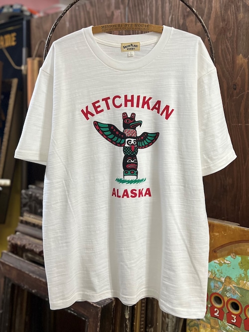 SNOW PLANT VINTAGE GRAPHIC TEE “ALASKA"