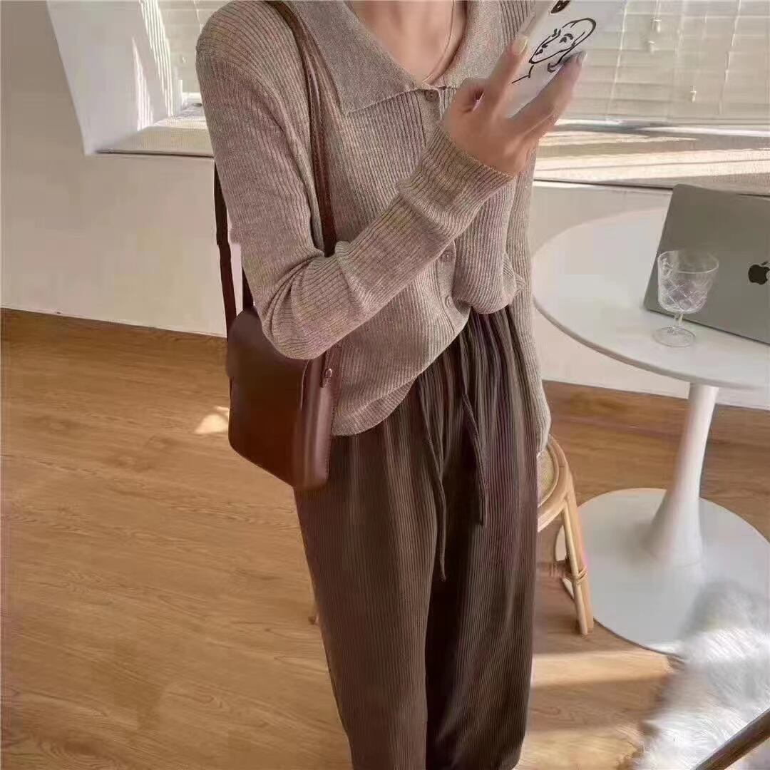 襟付きニットカーディガン　AJ2205-D11