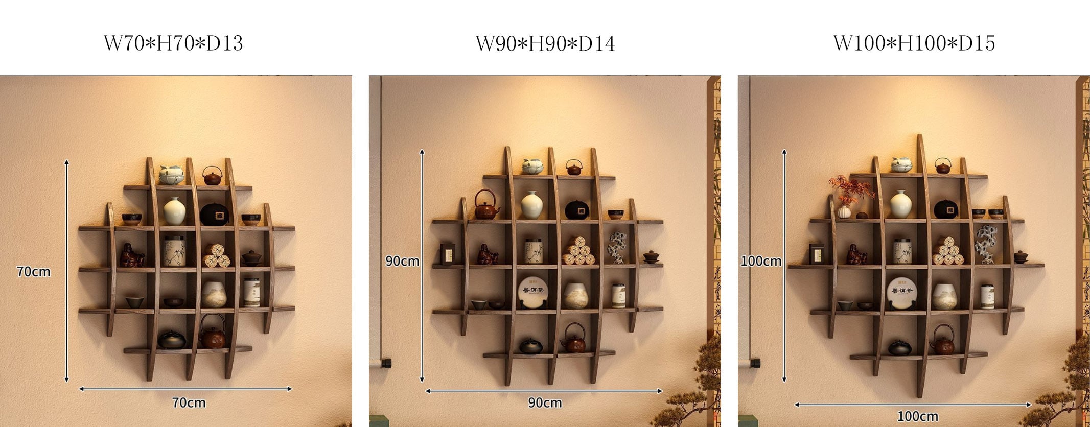 北欧 アンティーク 調 飾り棚 ラック 壁掛け棚 珍品棚 飾り棚 お洒落