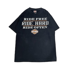 HARLEY DAVIDSON used s/s tee SIZE:-