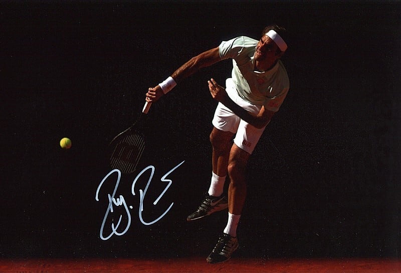 テニスRoger Federer ロジャー・フェデラーサインカード