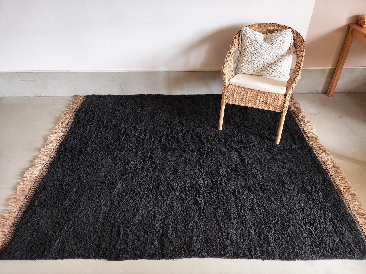 Moroccan rug  Beni Ourain 215✕185cm No.533