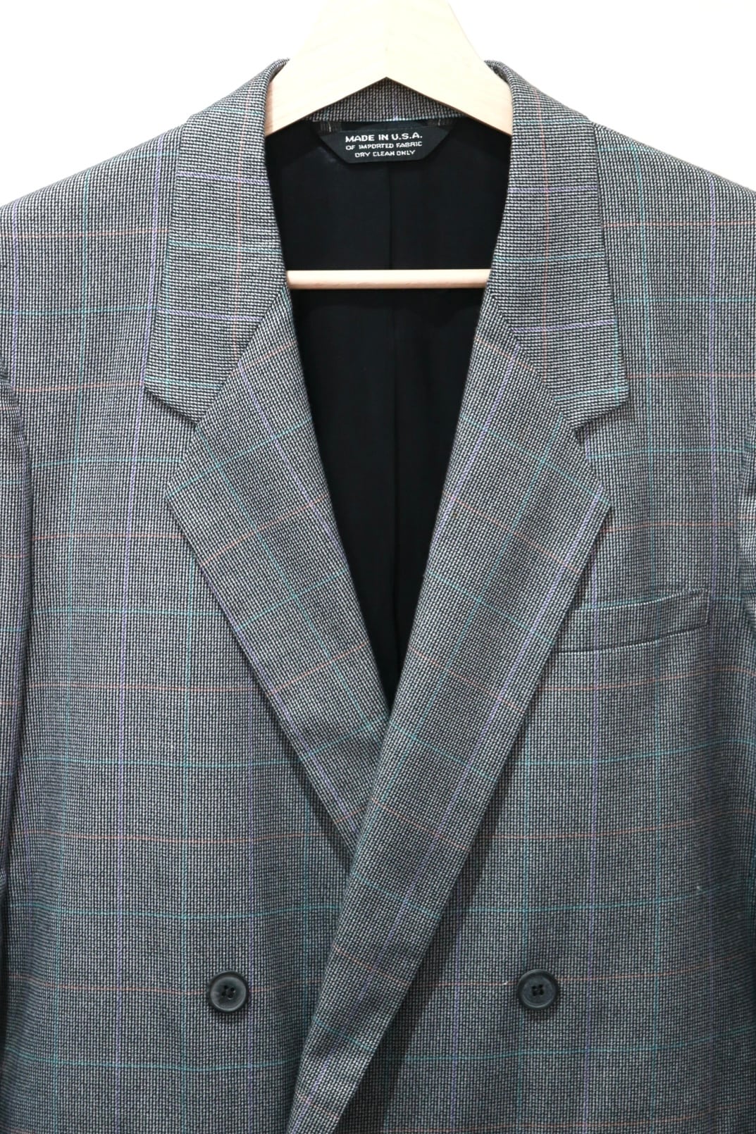 Christian Dior 千鳥紋テーラードジャケット厚手 Christian Dior check pattern double tailored jacket | Cary