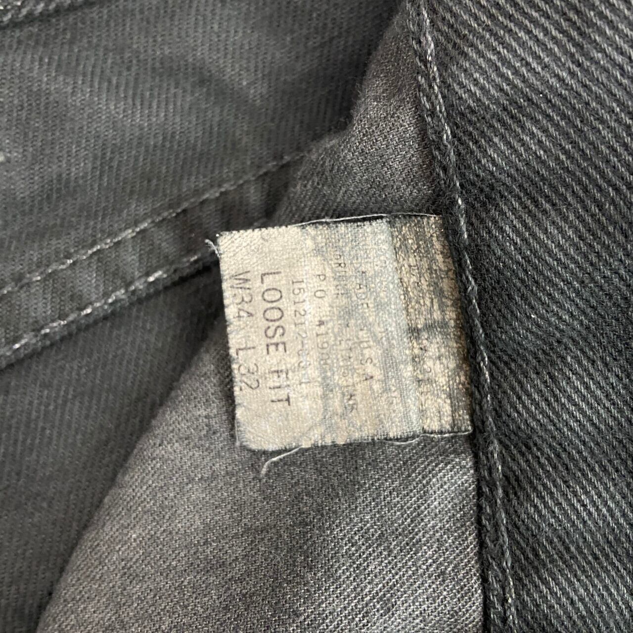 USA製 90年代 OLD GAP LOOSE FIT オールドギャップ 後染め ブラック