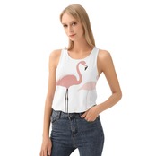 Women's All Over Print Loose Tank Tops 4843