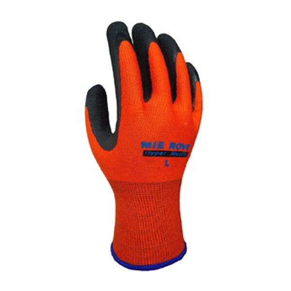 ハイパーマッスル 10双 S M L LL mci 軽作業用ゴム背抜き手袋 吸汗性と優しい肌触り 荷役運搬作業 園芸、日曜大工用 天然ゴム 作業用手袋 ミエローブ