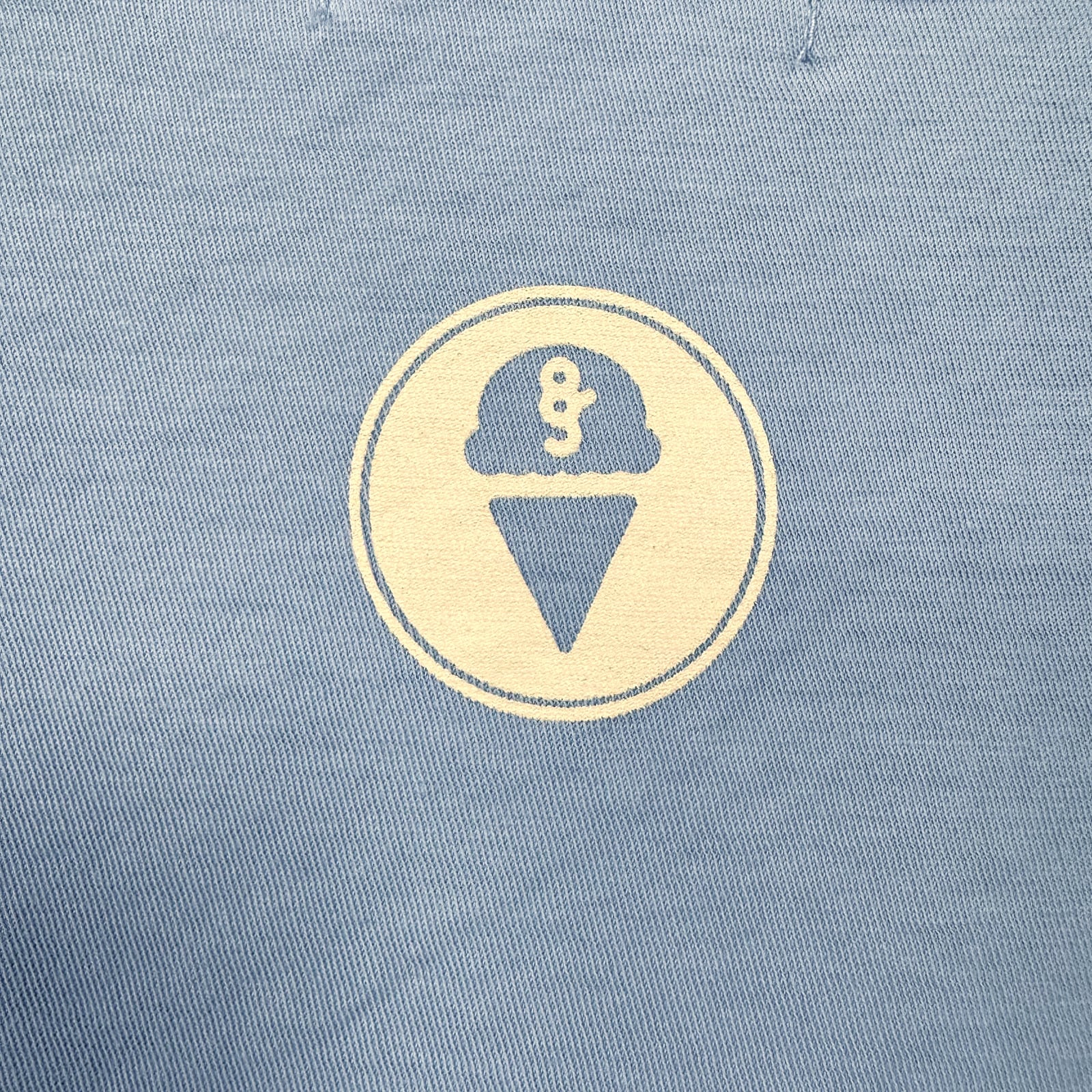 8G SHOOT シャツ バックプリント　ライトブルー 8G SHOOT × 69slam ICE CREAM PRINT TEE SHIRT -BLUE- | 8G SHOOT WEBSTORE