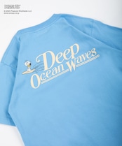 【#Re:room】#Re:room PEANUTS DEEP OCEAN WAVES  T-shirts［REC693］