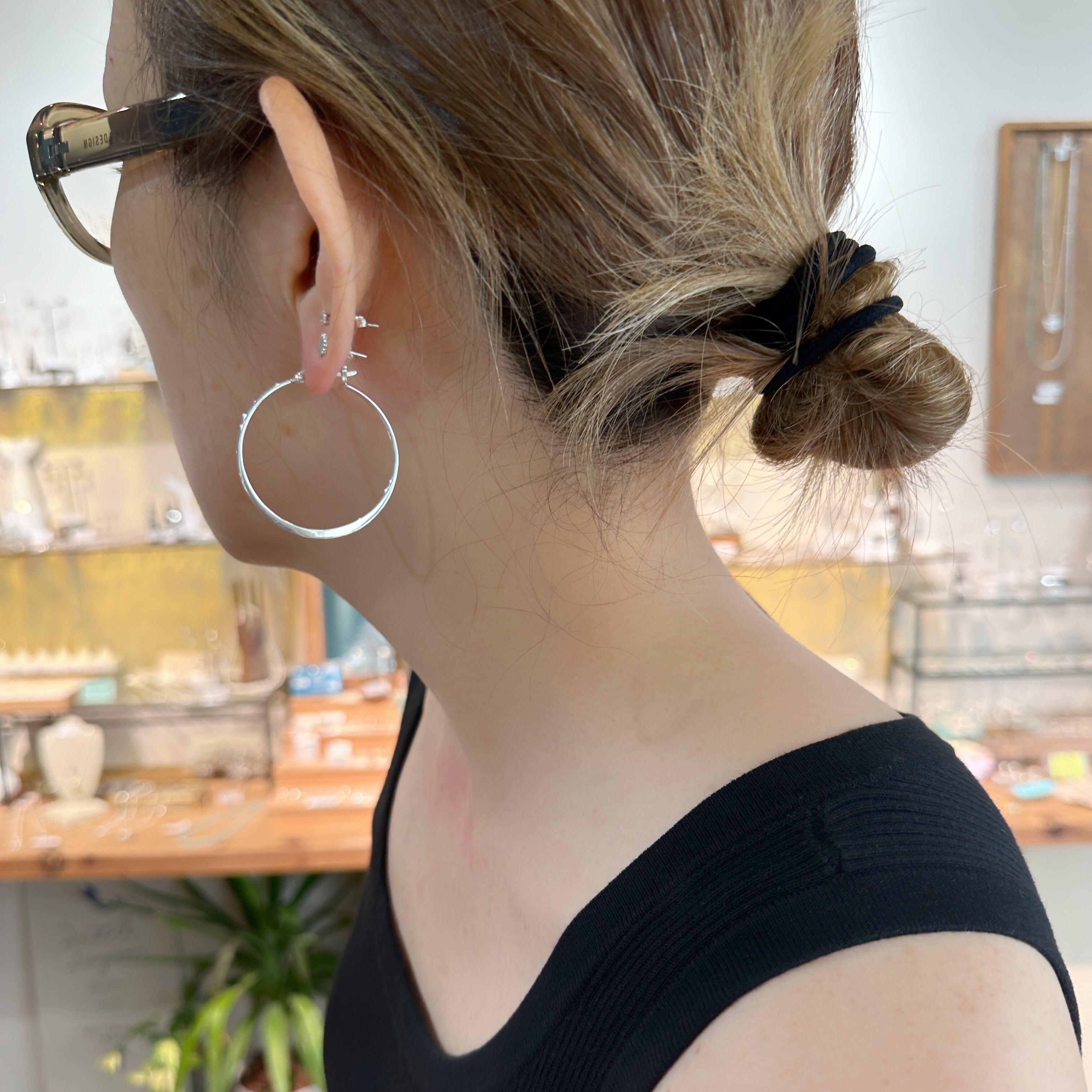 ビッグ フラット フープ ピアス 直径4cm | 【公式通販】鎌倉のシルバー