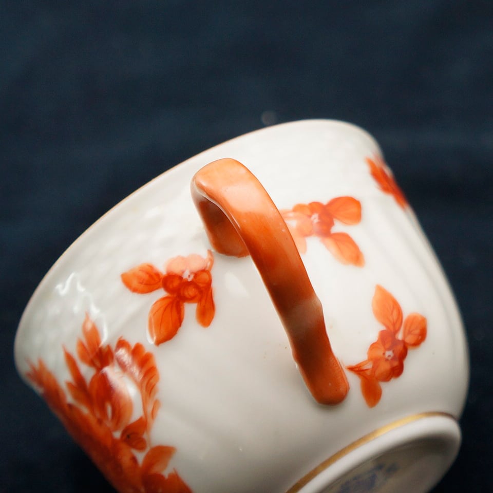 ヘレンド デミタスカップ オレンジカラー 4394-57