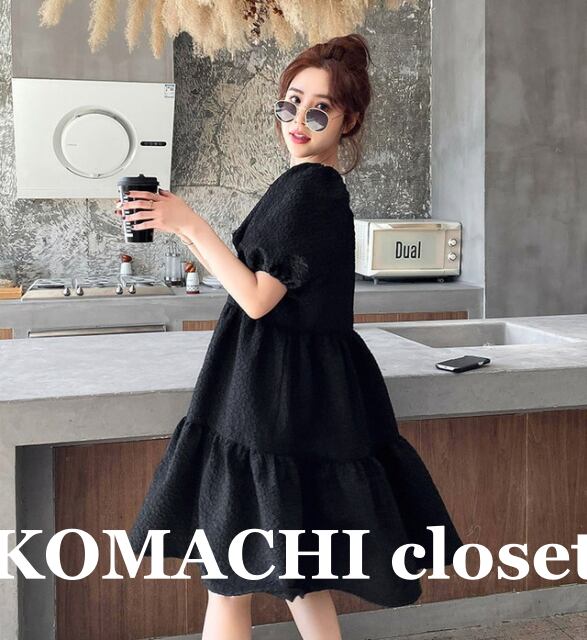 【送料無料】 パフスリーブフェアリーワンピース パフスリーブ ワンピース 黒 白 膝丈 ハイウエスト 韓国 レディース オルチャン 可愛い 大人可愛い 大人女子 きれいめ カジュアル 大人 気品 上品 おしゃれ お洒落 こなれ感 抜け感 かっこいい きちんと 大人女子 キュート ラブリー 存在感 主役級 S M ホワイト ブラック 夏 10代 20代 30代 デート 女子会 休日 普段使い デイリー コーデ トレンド インスタ映え ラウンドネック Aライン