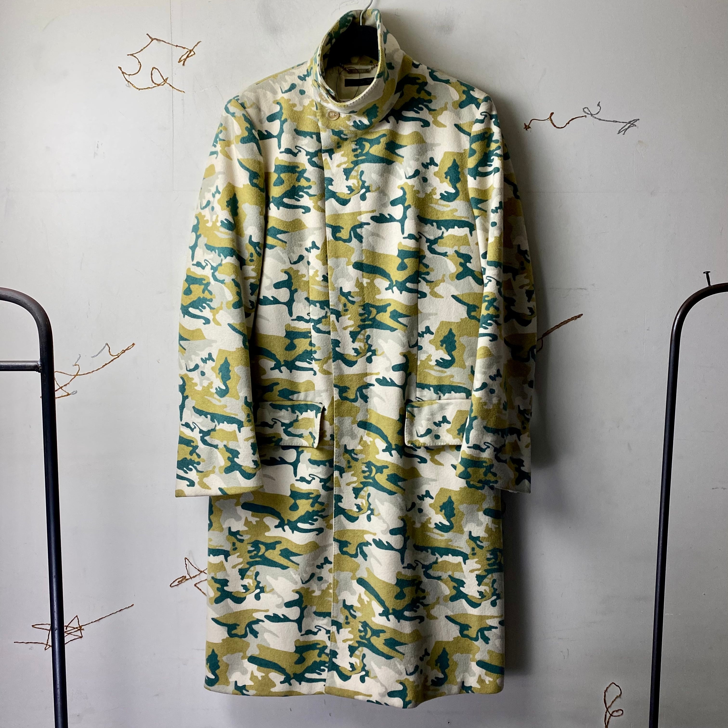 archive 1990's ALEXANDER McQUEEN camouflage pattern coat | NOIR ONLINE