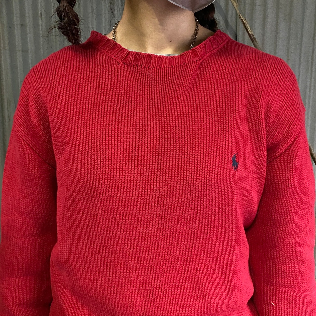 Polo by Ralph Lauren ポロバイラルフローレン コットンニット メンズM 