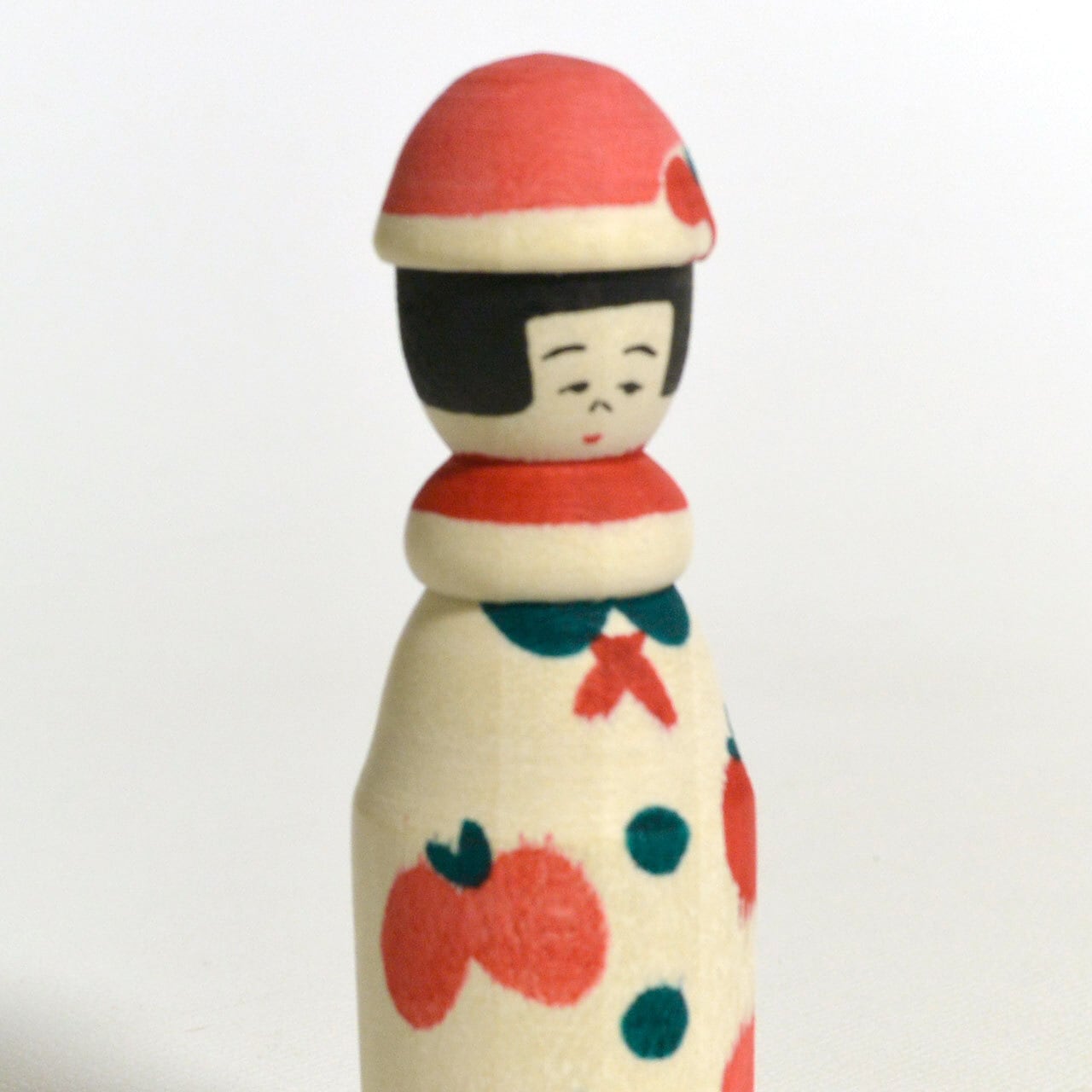 モガこけし 約2寸 約6cm 鈴木敬 工人（作並系）#0369 | コケシア