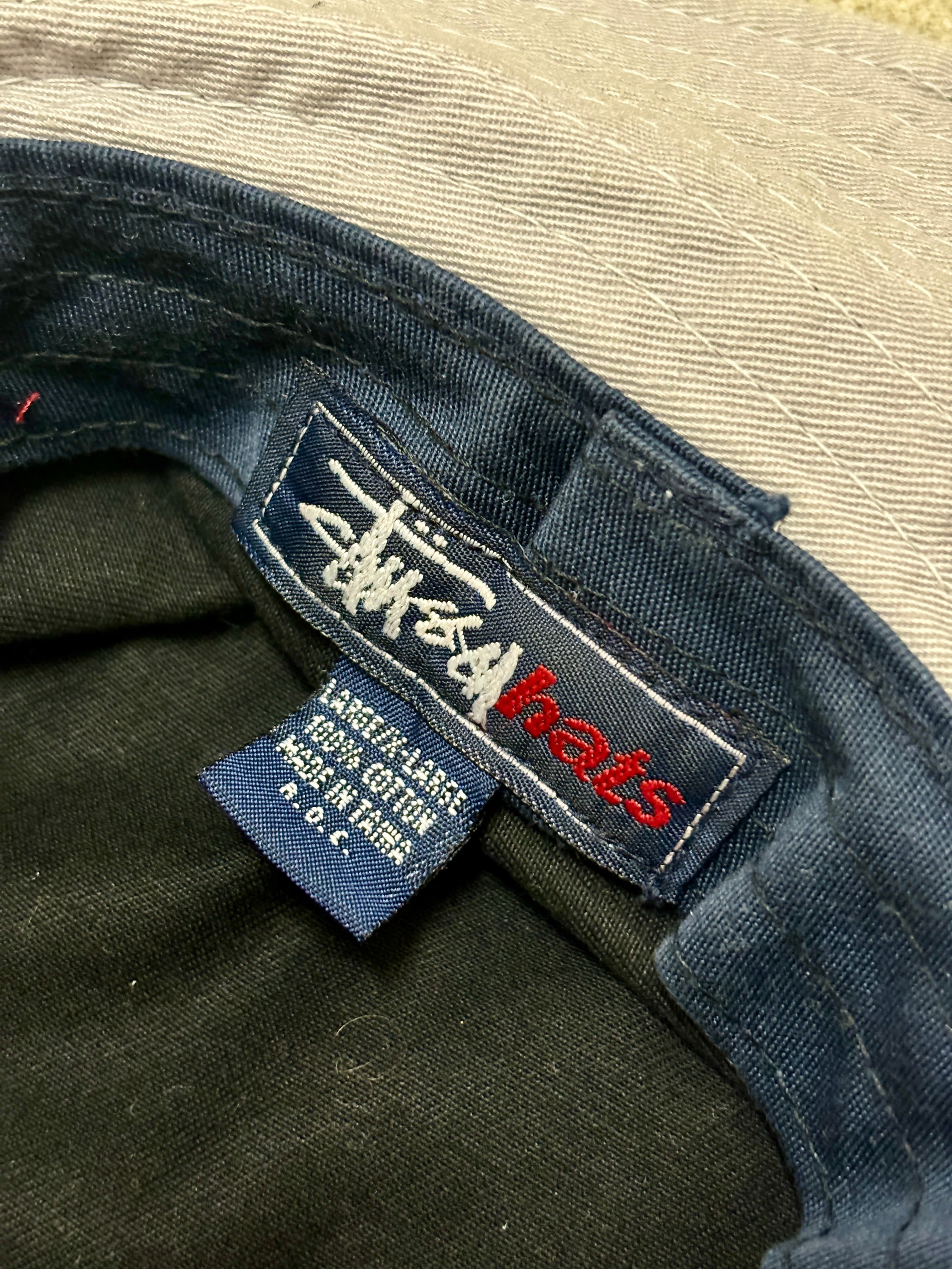 90～00s OLD STUSSY/Bucket Hat/紺タグ/L-XL/バケットハット/ストック