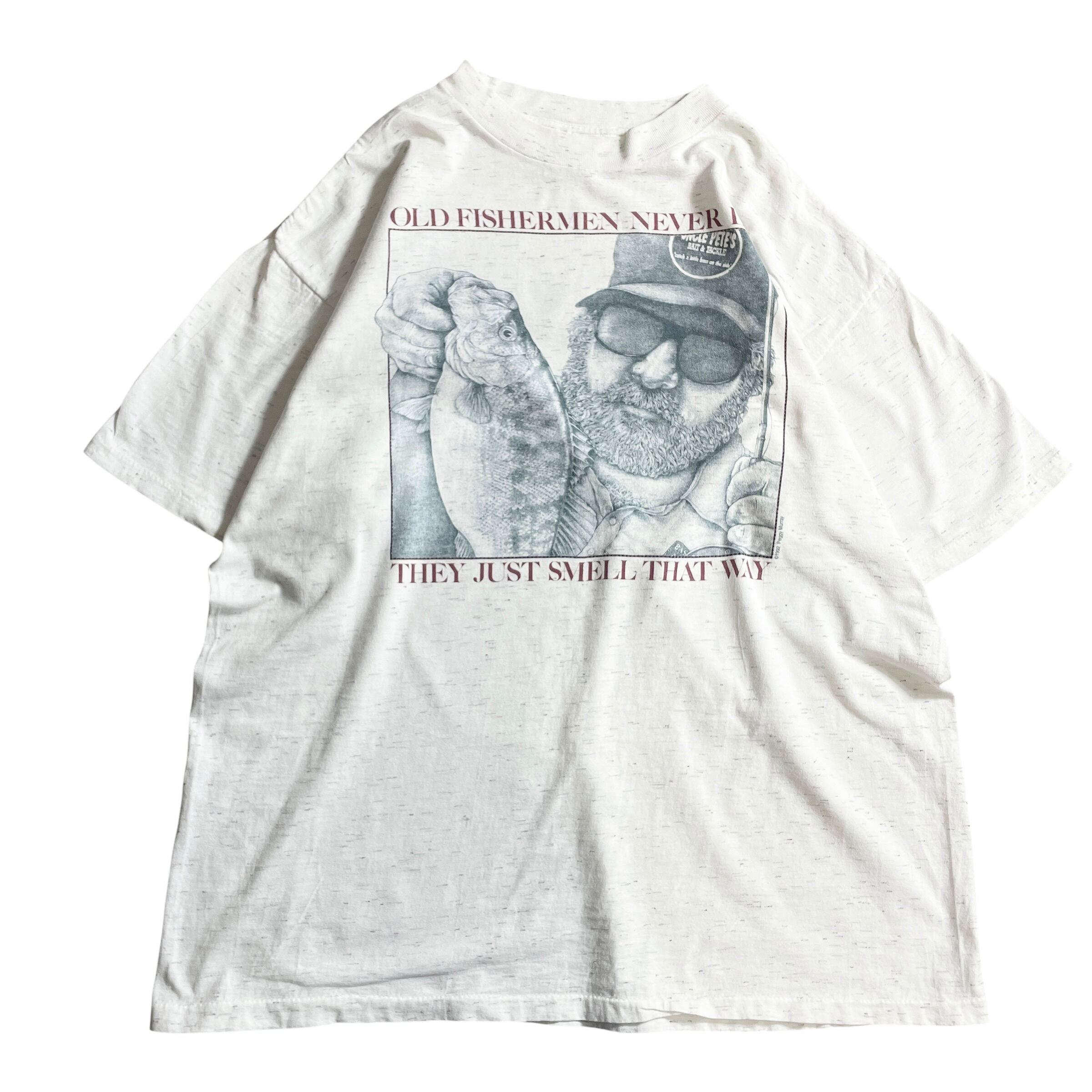 90s USA製 FISHERMAN 釣り人vintage T-shirt