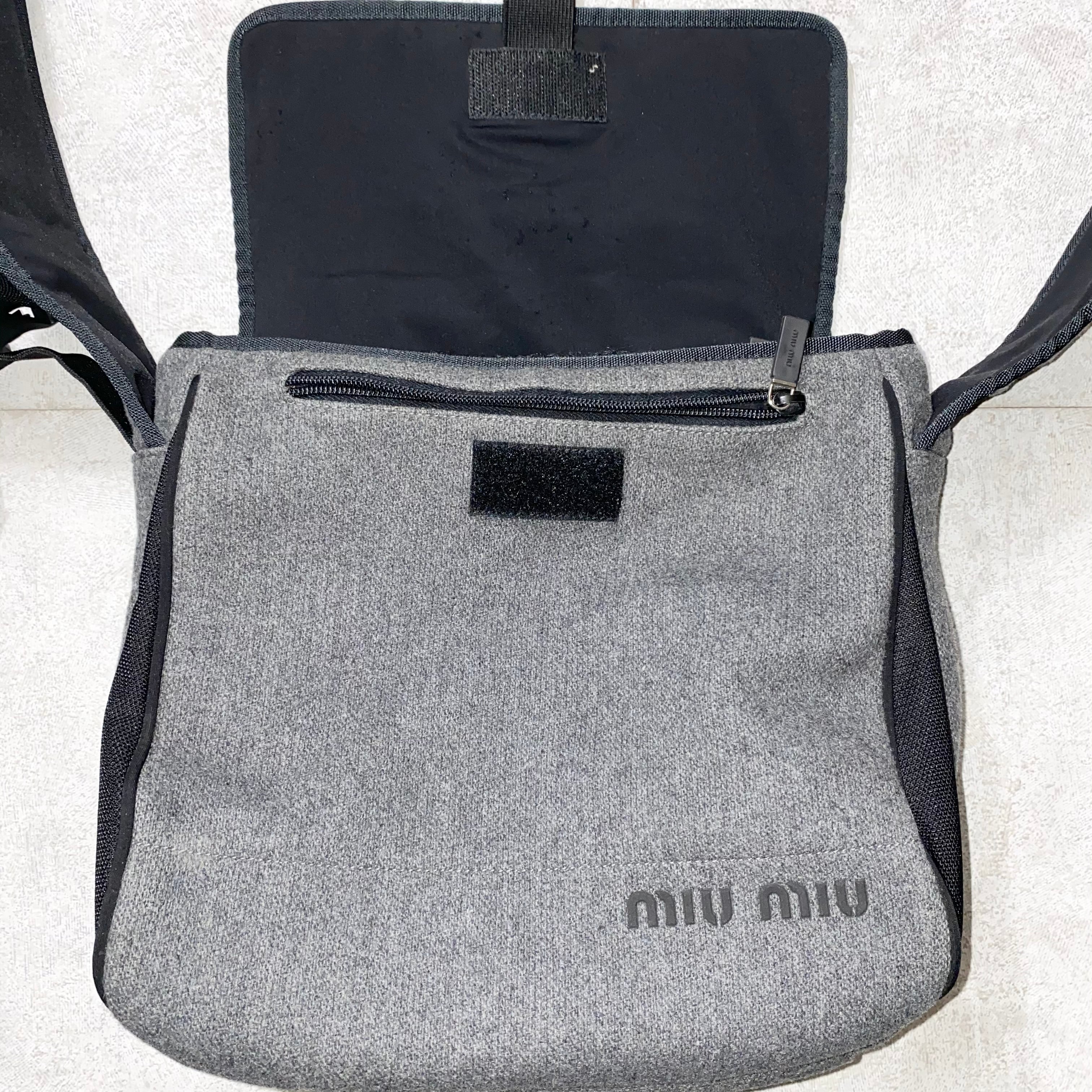 archive MIUMIU wool shoulder bag | NOIR ONLINE