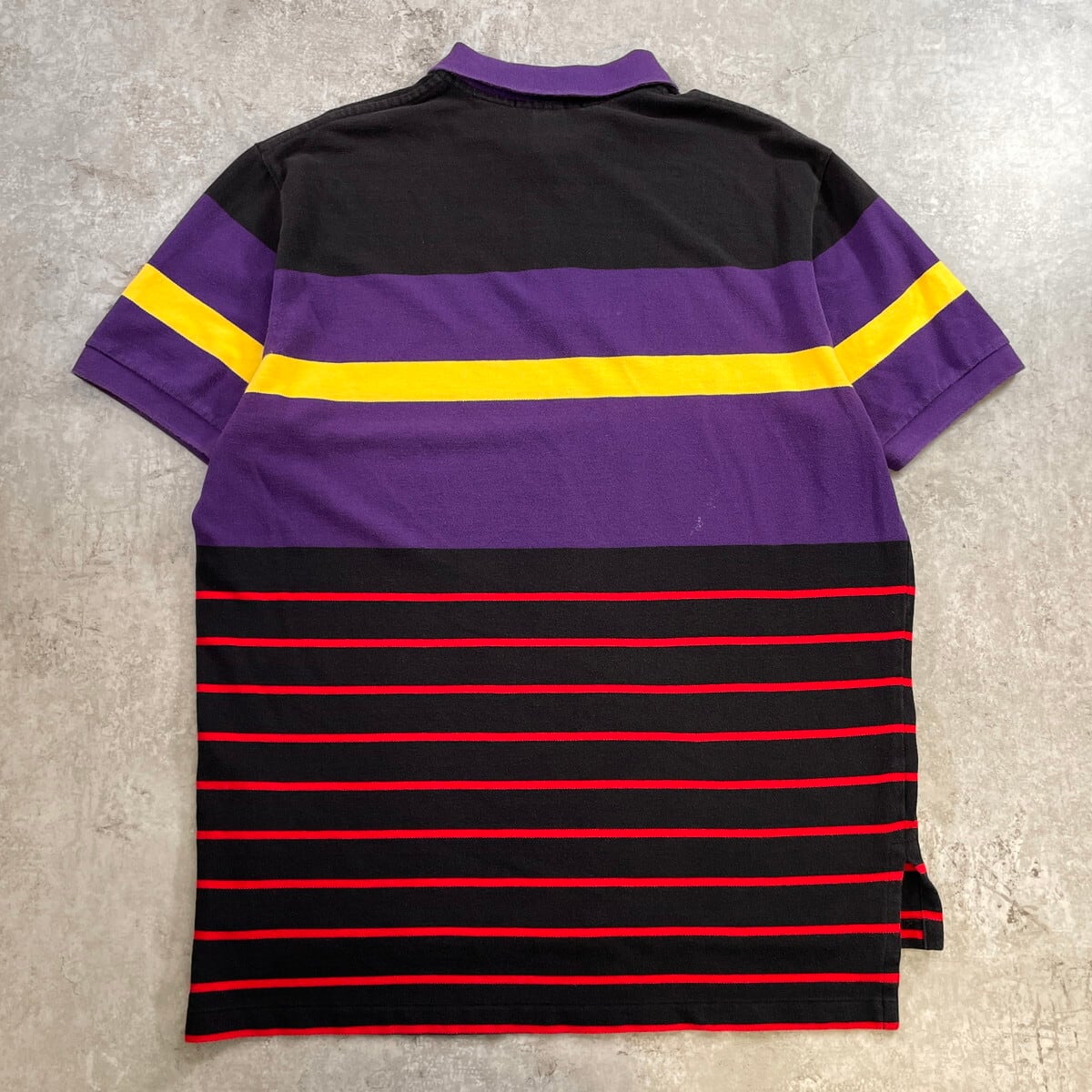 90年代 Polo by Ralph Lauren ポロラルフローレン マルチボーダー 半袖
