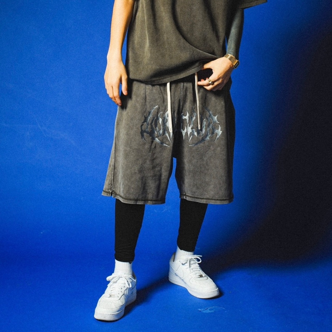 SPARKED LOGO PIGMENT SHORTS