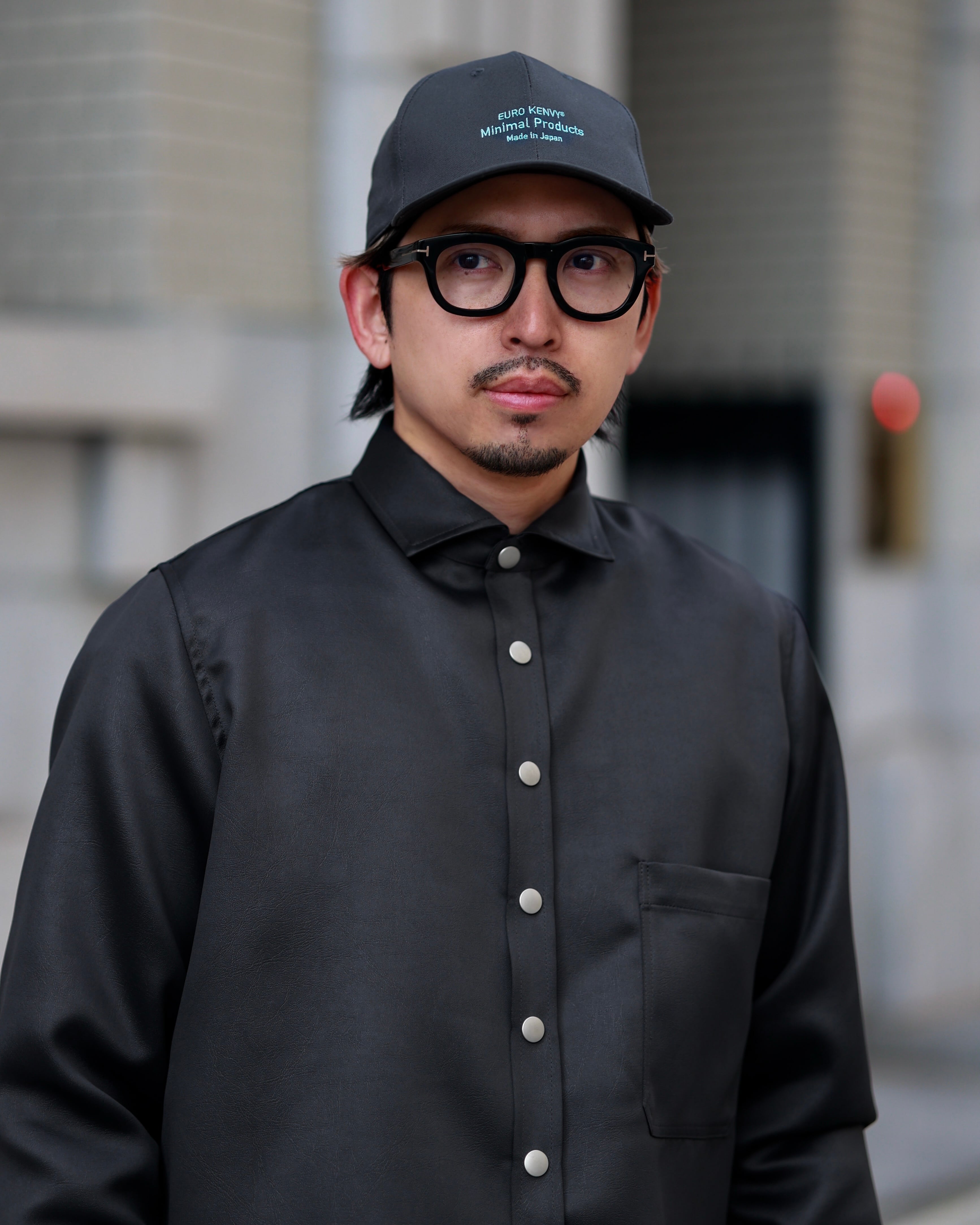 KV-589】Eco Leather Over Shirt Jacket【即日発送】【オーバー