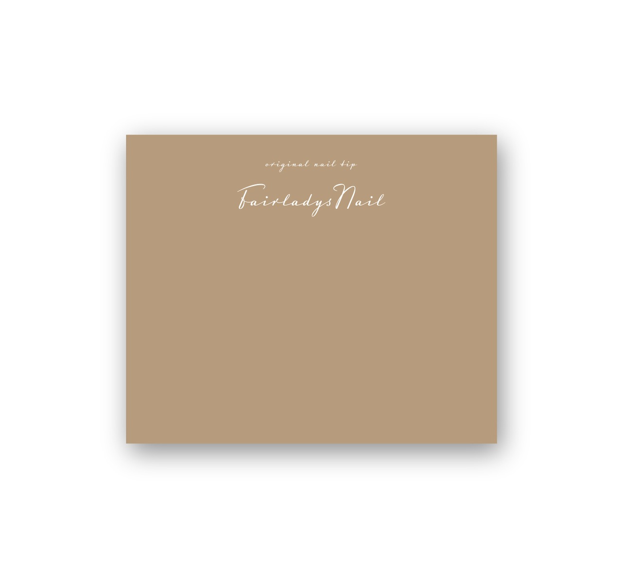 無地 × ベージュ茶系シリーズ ｜ ネイルチップ台紙  アクセサリー台紙  ｜ ncd_BE1_8