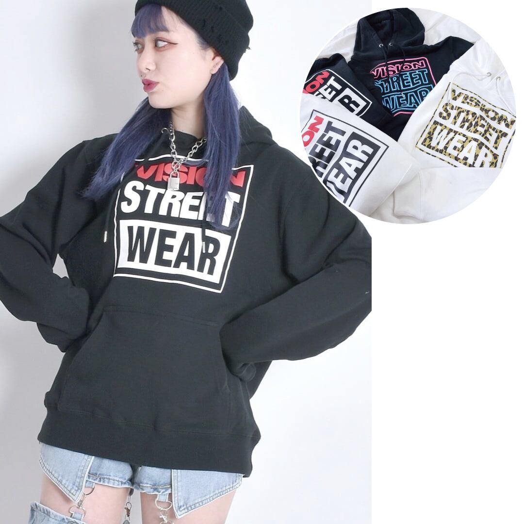 【70%OFF】VISION ロゴパーカー