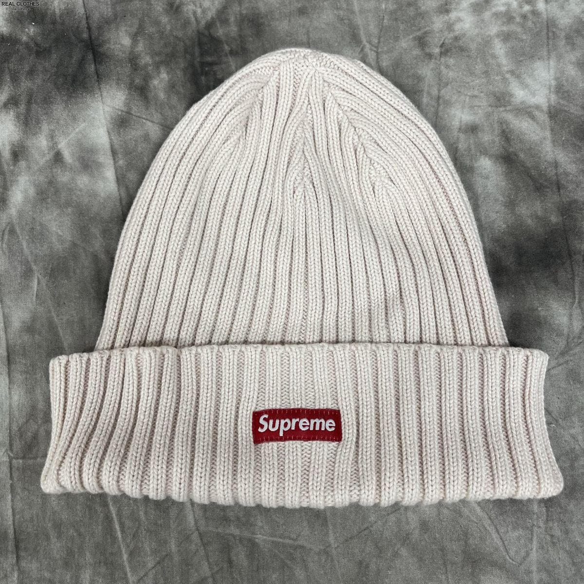 supreme Overdyed Ribbed Beanie 黒