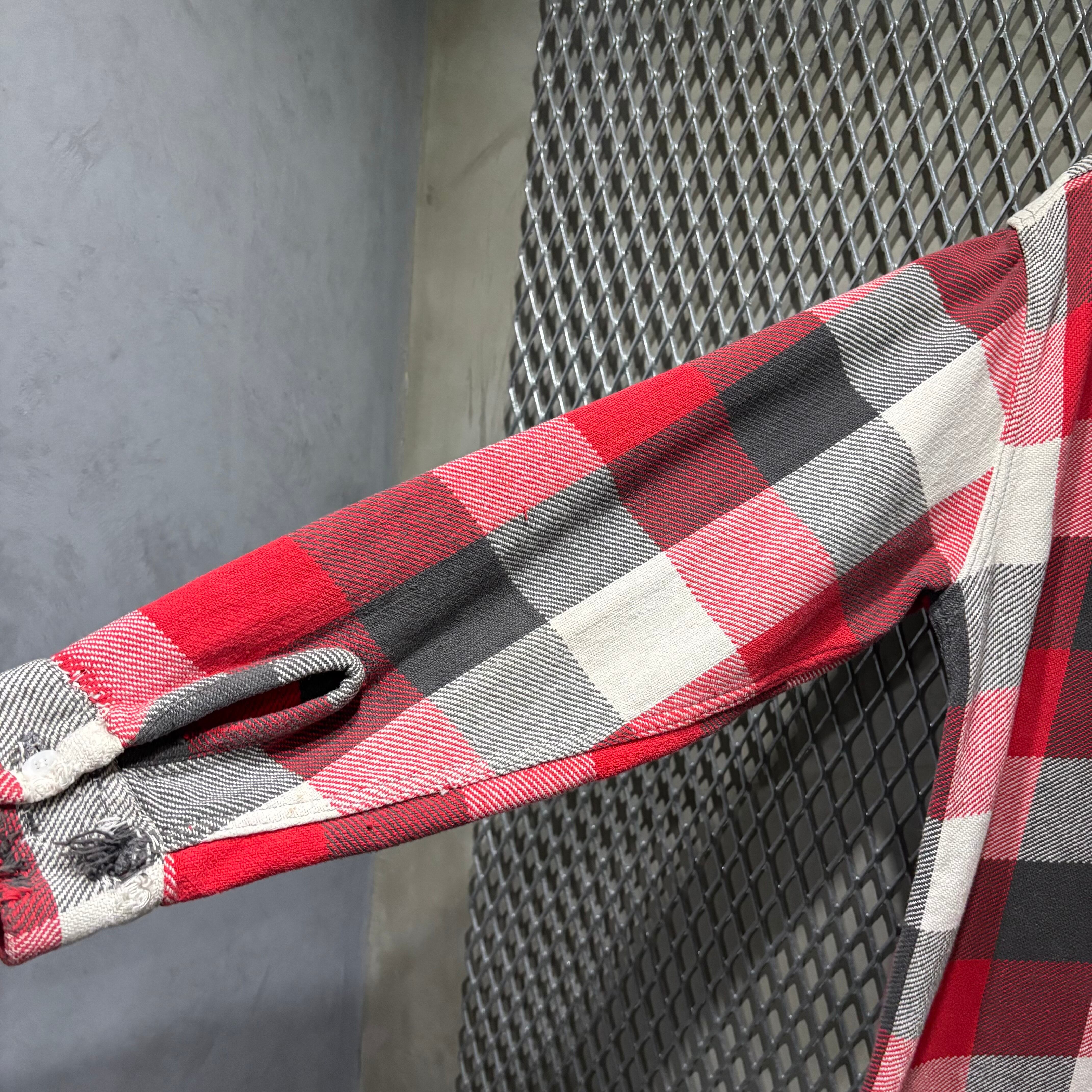 60s【W.T.GRANT】L/S Flannel Shirt | the Holic vintage clothing