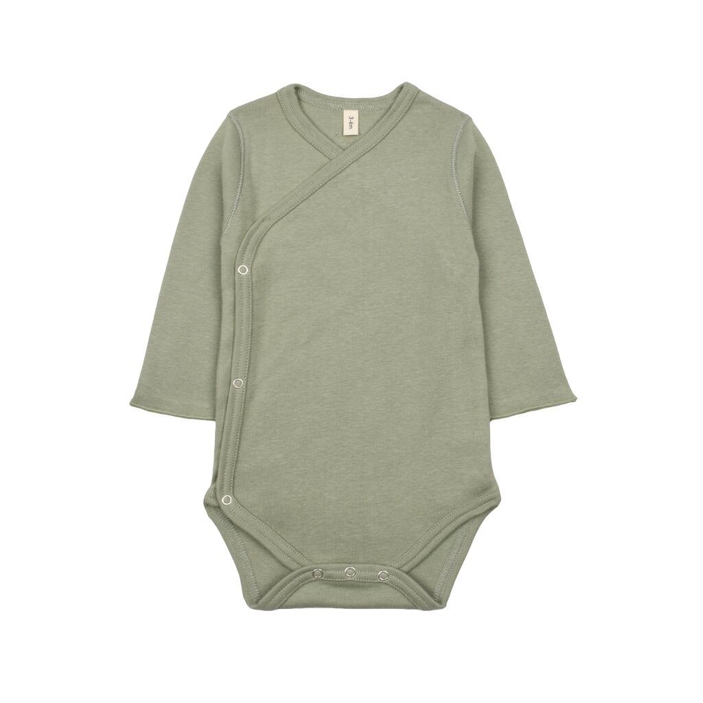 organic zoo Sage Wrap Over Bodysuit